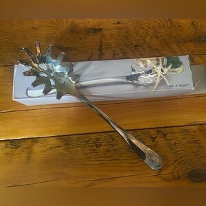 Vintage 1990 Wm Rogers Silverplate Pasta Server, Never Used, Still in Box